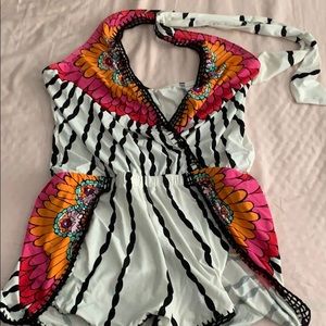 Trina Turk romper cover up